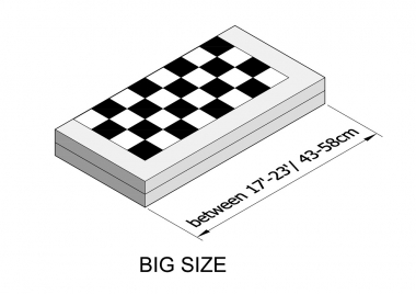 Big size chess set