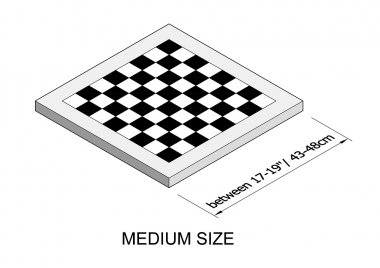 Medium size chess board